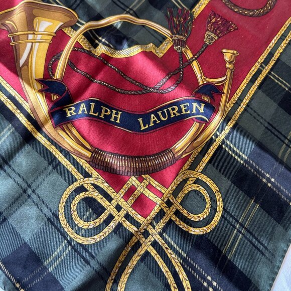 Ralph Lauren silk scarf - Picture 2 of 7